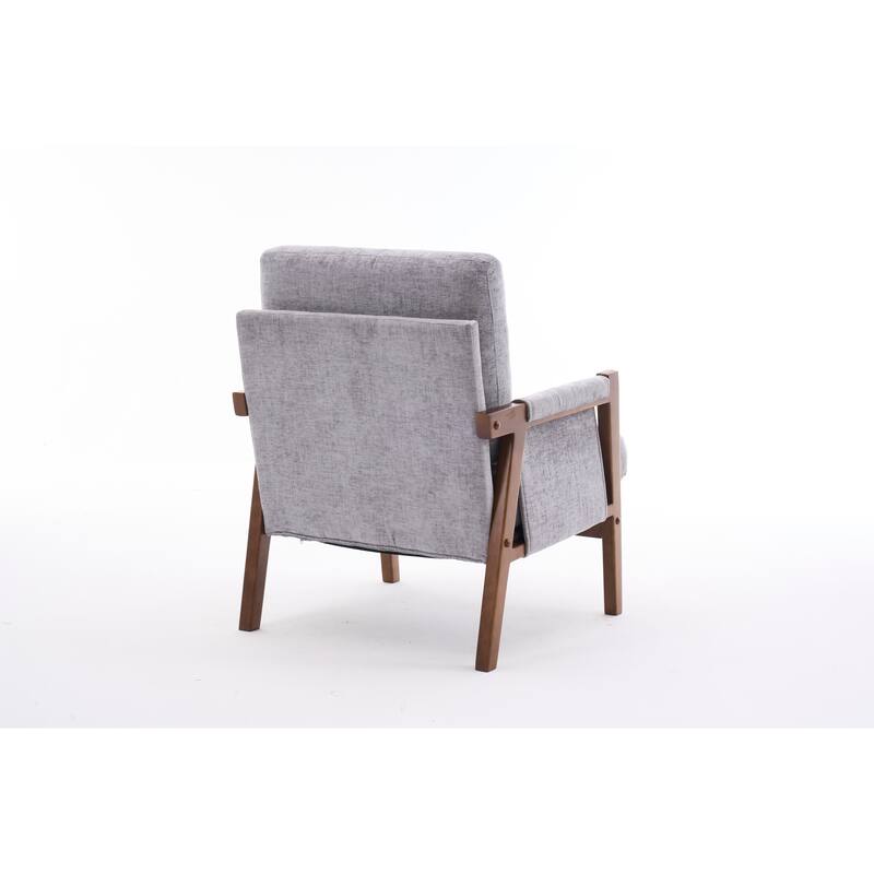 Mid-Century Modern Accent Chairs ,Modern Accent Chair,Chair with Soft Waist Cushion,Ergonomic Lounge Chairs