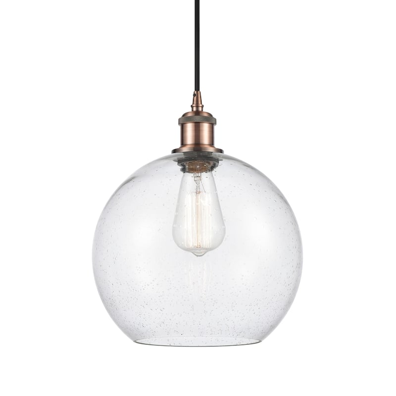 Innovations Lighting 516-1P-13-10 Athens Pendant Athens 10" Wide - Seedy / Antique Copper