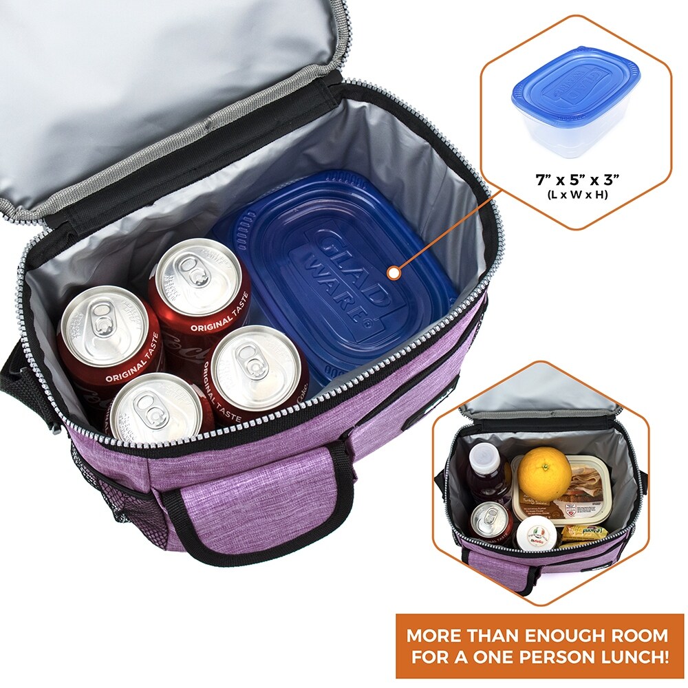 opux lunch bolsa for women insulated lunch tote for ladies girls