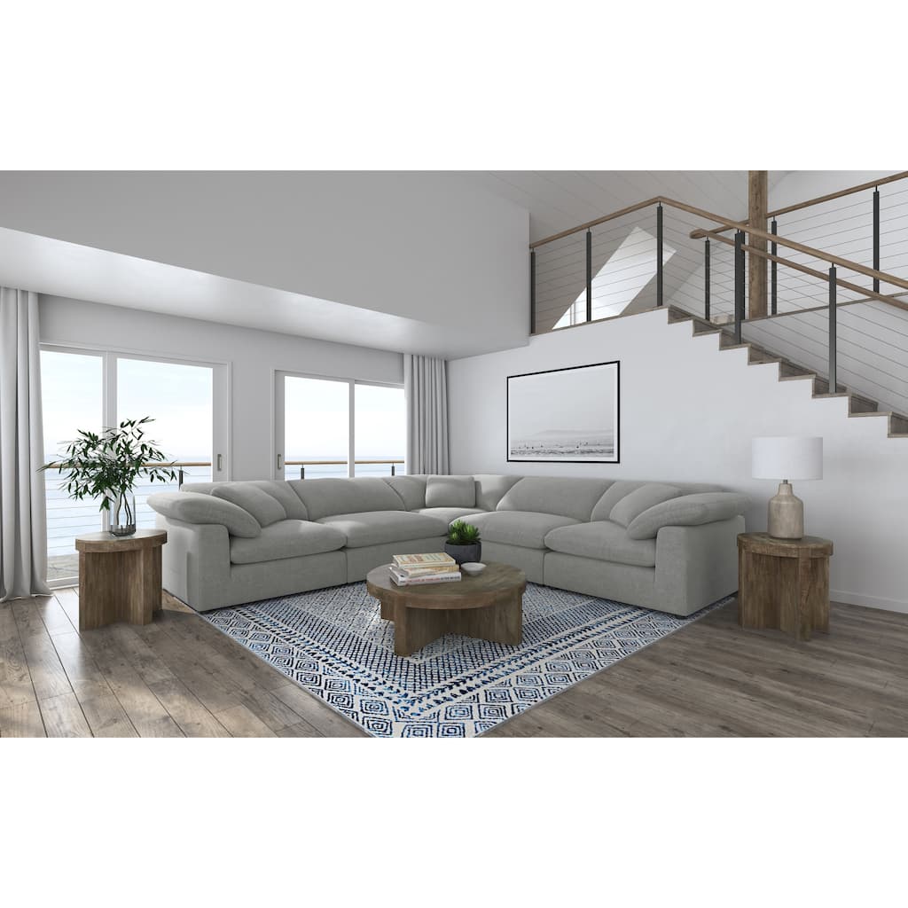 Raleigh Boucle Upholstered Modular Sectional
