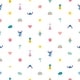preview thumbnail 1 of 5, Disney Stitch Aloha Mini Print Blue and Pink Peel and Stick Wallpaper - 216 x 20.50