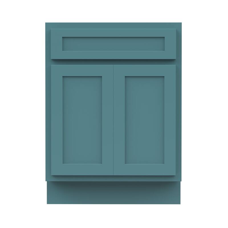 Vanity Art 24-inch Solid Wood Single Sink Bathroom Vanity Cabinet