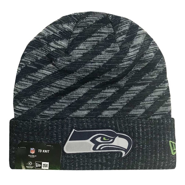 seahawks on field beanie 2018