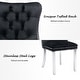 preview thumbnail 27 of 99, High-end Tufted Velvet Upholstered Nailhead Dining Chair Set of 6