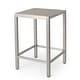 preview thumbnail 10 of 16, Cape Coral Outdoor 3-piece Bar Set with Glass Table Top by Christopher Knight Home