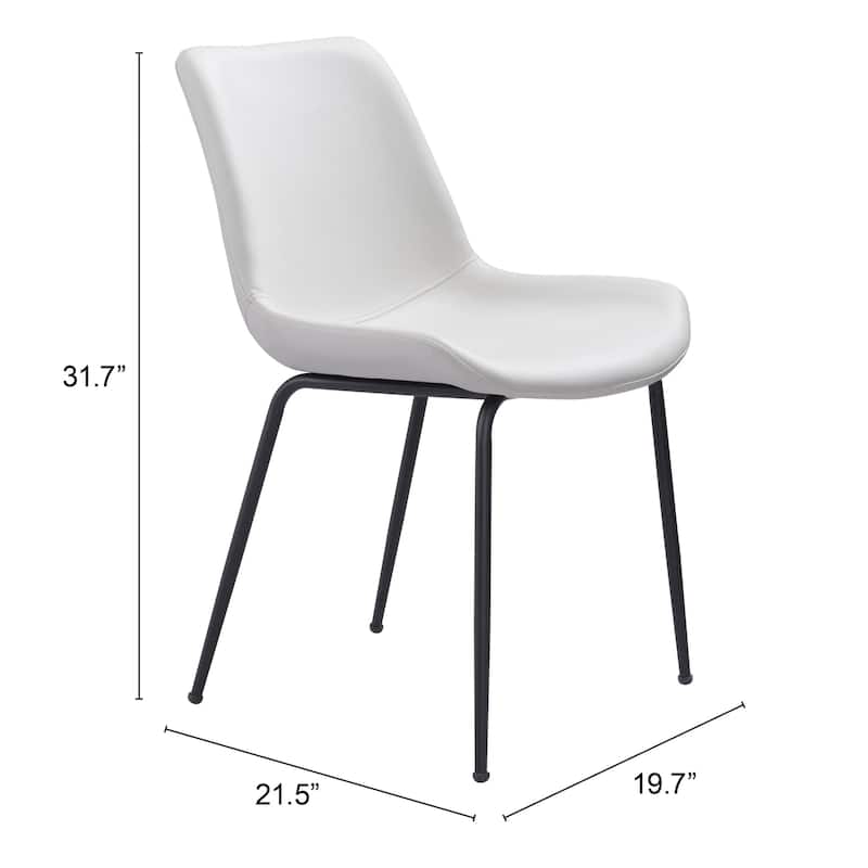 Dining Chair (Set of 2) - 19.7" W x 21.5" D x 31.7" H