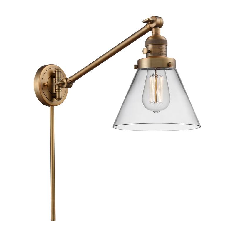 Innovations Lighting Large Cone Single Light 25" Tall Wall Sconce /