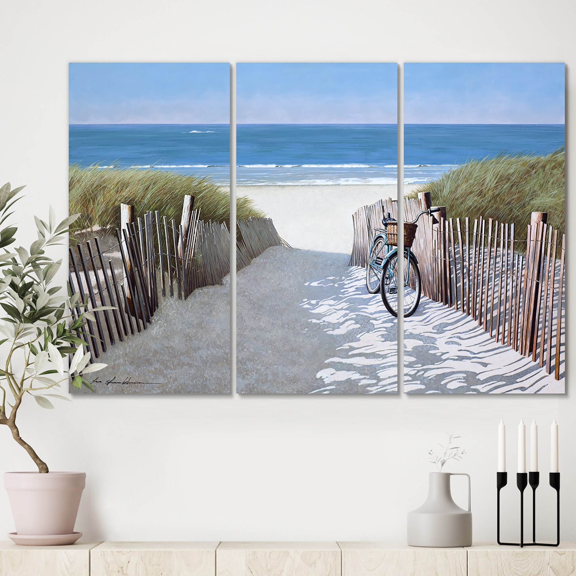 Beach cruiser store wall art