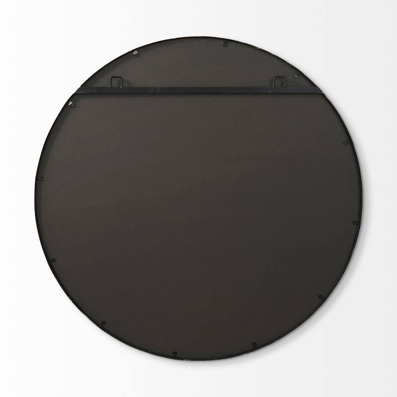 Piper Metal Frame Large Round Mirror