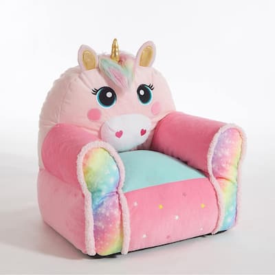Heritage Kids Unicorn Figural Bean Bag Chair