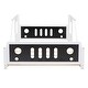 preview thumbnail 6 of 46, Cool Twin Size Classic Car-Shaped Platform Bed with Wheels and Full-Length Guardrail