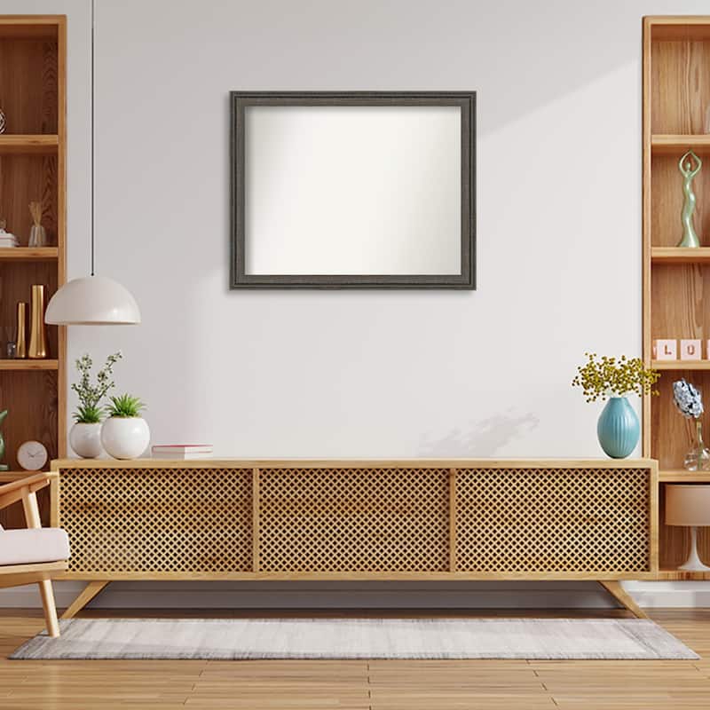 Upcycled Non-Beveled Wood Framed Wall Mirror