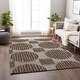 preview thumbnail 1 of 47, Premium Washable Super Soft Contemporary Geo Mayfield Rug Brown - 10' x 14' - Rectangle