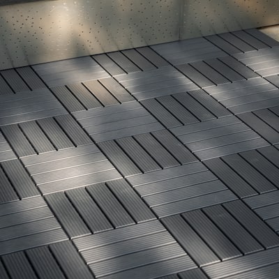 Plastic Interlocking Deck Tiles 44 Pack Patio Deck Tiles