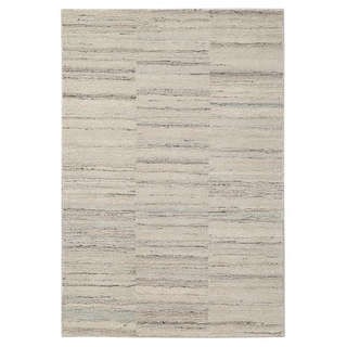 Terra by Obeetee Dusk Static Stripe Ivory Rug