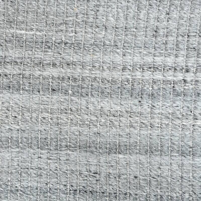 Lineage Gray Heathered Hand-Woven Area Rug 2' x 3'