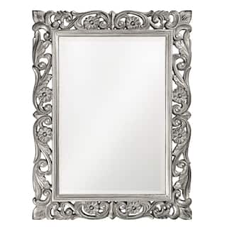 Allan Andrews Chateau Mirror - Glossy Nickel - 31.1/2" x 42" x 1.3/4
