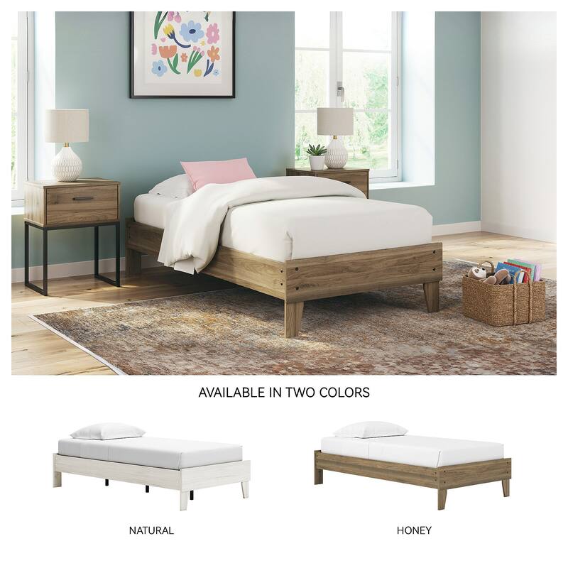 Signature Design by Ashley Deanlow Honey Platform Bed