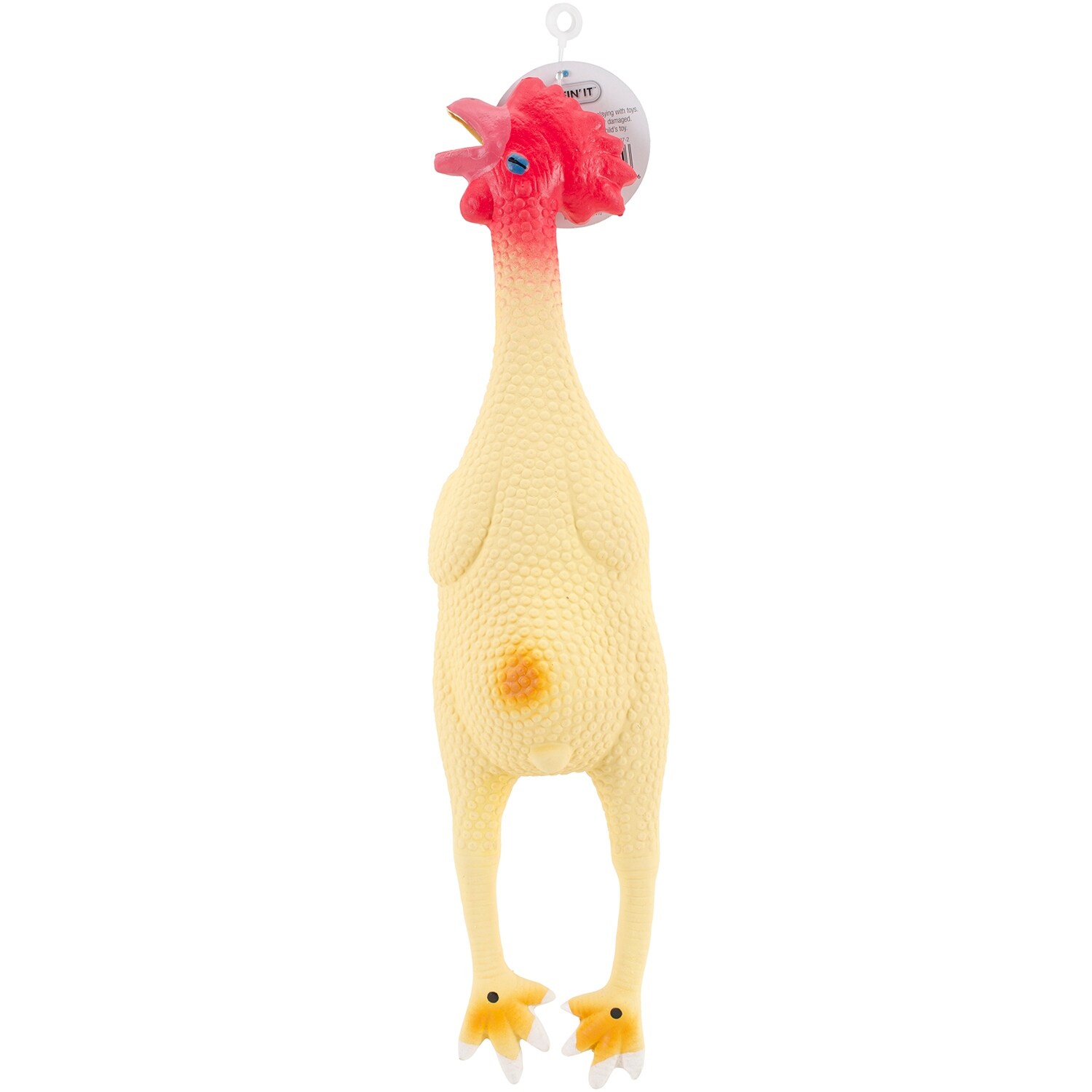 stuffed chicken dog toy