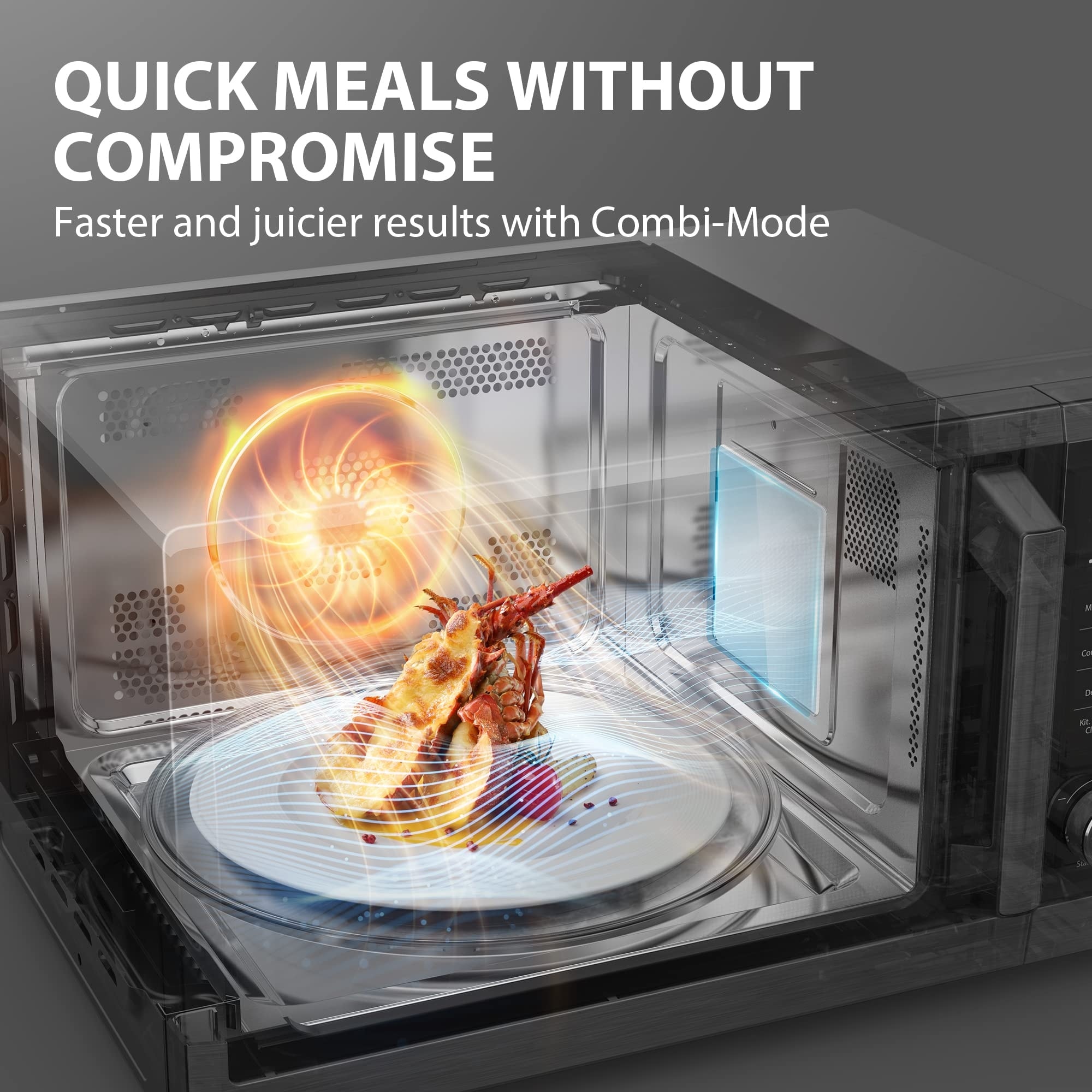 BD-1　COMFORT 7-in-1 Countertop Microwave Oven Air Fryer Combo, Inverter