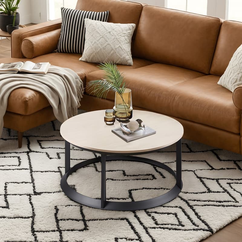 Rosary Blenn Round Coffee Table