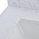 preview thumbnail 8 of 13, BATHLET 36 inch Carrara Marble Top White Bathroom Vanity Set