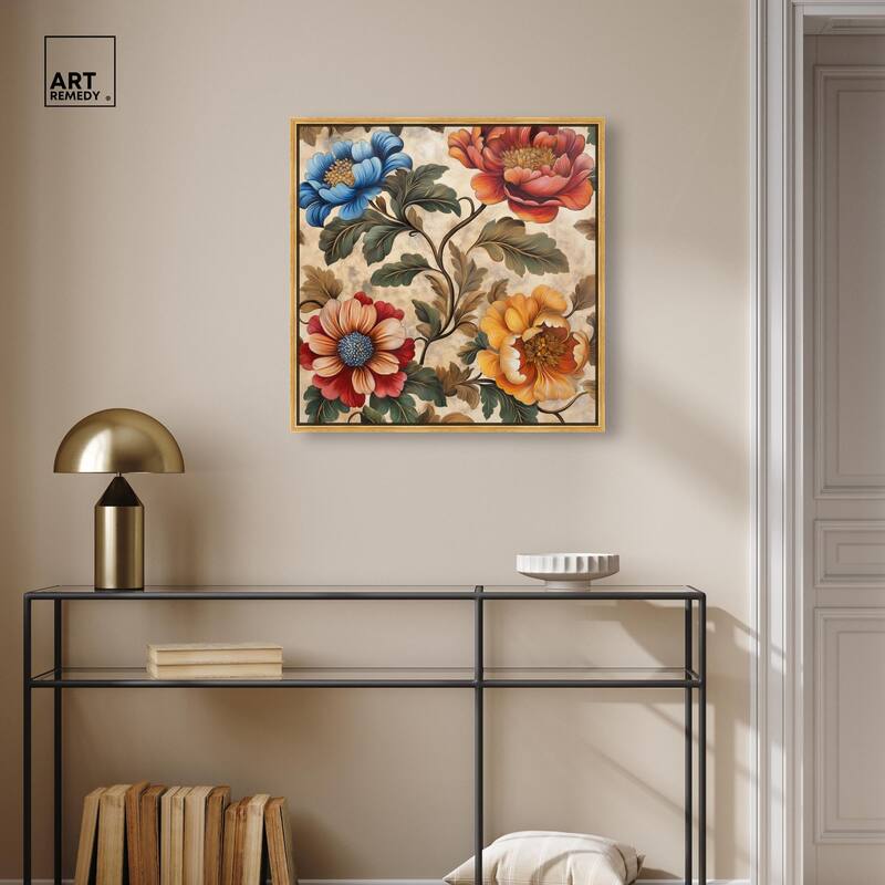 Golden Gardenia III Canvas by Art Remedy