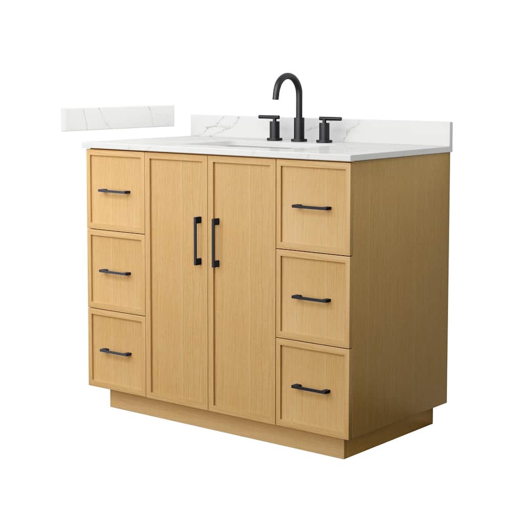 Wyndham Collection WCH7474-42S-QTZ-US3MXX Elan TK 42" Free Standing