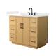 Option Light Oak / Giotto Quartz Top / Matte Black