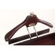 preview thumbnail 3 of 12, Proman Products Excalibur Wardrobe Wood Valet Stand with Power Extension, Large Storage Compartment, Contour Hanger, Trouser Bar