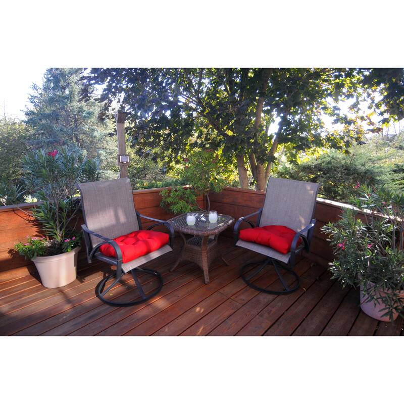 Indoor/Outdoor Plush Patio Seat Cushion - 20" x 20" x 3"