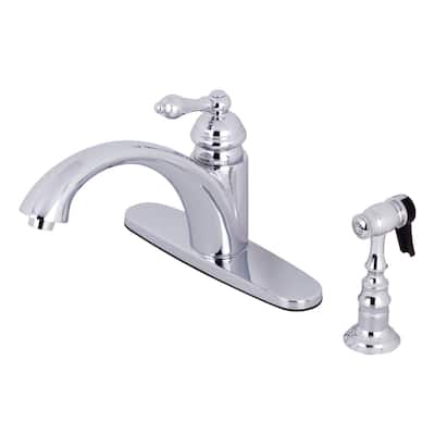 Kingston Brass Vintage 1.8 GPM Standard Kitchen Faucet - Includes Side
