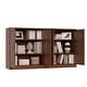 preview thumbnail 29 of 75, 100% Solid Wood Sideboard with Glass or Solid Wood Doors by Palace Imports - 64" x 35.75"