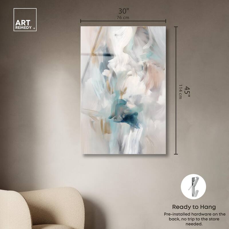 Whispering Colors III Acrylic by Art Remedy, Ready to Hang