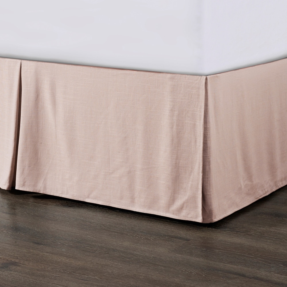 HiEnd Accents Hera Tailored Linen Bed Skirt