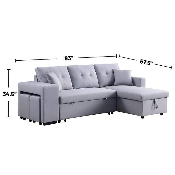 Reversible Sleeper Sectional Sofa - On Sale - Bed Bath & Beyond - 37174333
