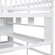 preview thumbnail 12 of 22, Kid-Friendly Design Full Size Loft Bed with Desk and Drawers