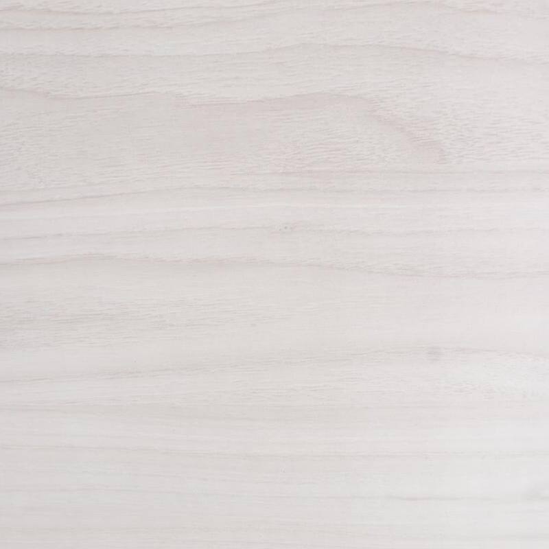 Modern Queen Size Bed, High Headboard w Low Footboard, Whitewash Wood
