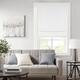 Madison Park Colm Basketweave Room Darkening Cordless Roman Shade - 33x64" - White