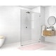 preview thumbnail 20 of 25, Glass Warehouse 78" x 60" Frameless Shower Door - Single Fixed Panel Oil Rubbed Bronze
