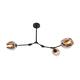 Belladepot Modern Full-angle Adjustable Chandelier with Smoked Glass Shades