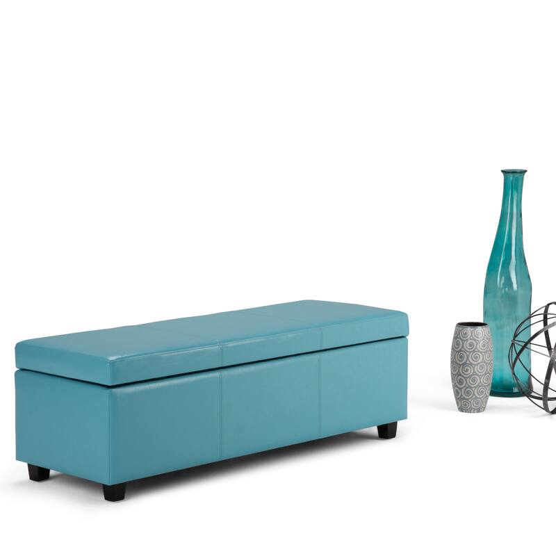Modern Storage Ottoman Bench for Living Room