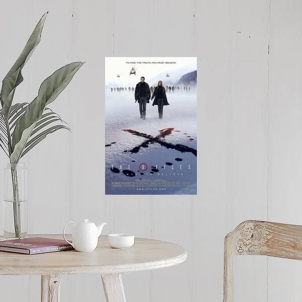 Póster I Want to believe de Expediente X - Mil ideas para regalar