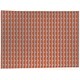 preview thumbnail 2 of 5, MID CENTURY SCALLOP ORANGE Indoor Floor Mat by Kavka Designs