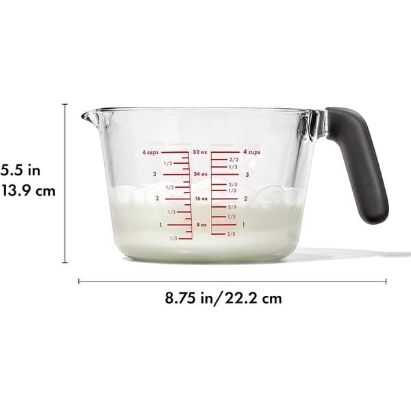 Glass Measuring Cup, 8 Cup Capacity (2 Liters), Transparent - Bed Bath &  Beyond - 41443121