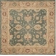 preview thumbnail 12 of 14, SAFAVIEH Handmade Antiquity Donie Traditional Oriental Wool Rug 6' x 6' Square - Teal/Taupe