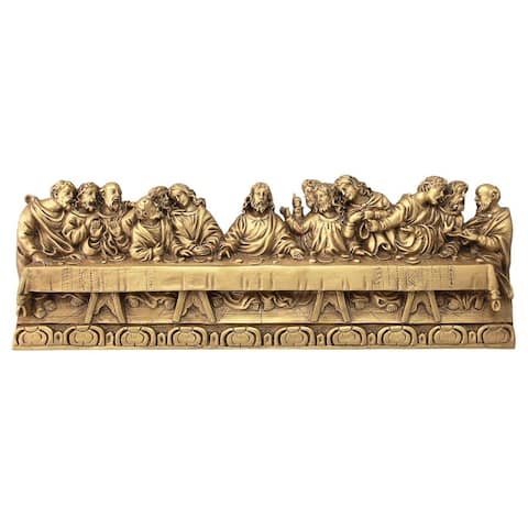 Design Toscano The Last Supper Detailed Version, Leonardo Da Vinci Wall Sculpture