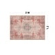 preview thumbnail 39 of 79, World Rug Gallery Vintage Bohemian Machine Washable Non Slip Area Rug