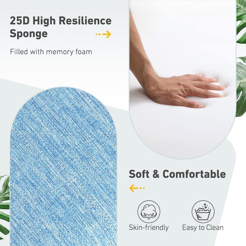 Aoodor Outdoor High Back Dining Chair Cushion Set, 44"x21"x3.2", Set of 4 - 44"x21"x3.2"