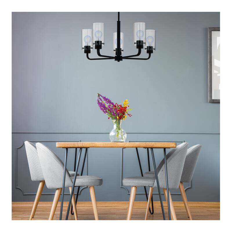 6 Watt A19 LED Reminiscent Flex Gray Coil Filament E26 3000K 120V - Clear